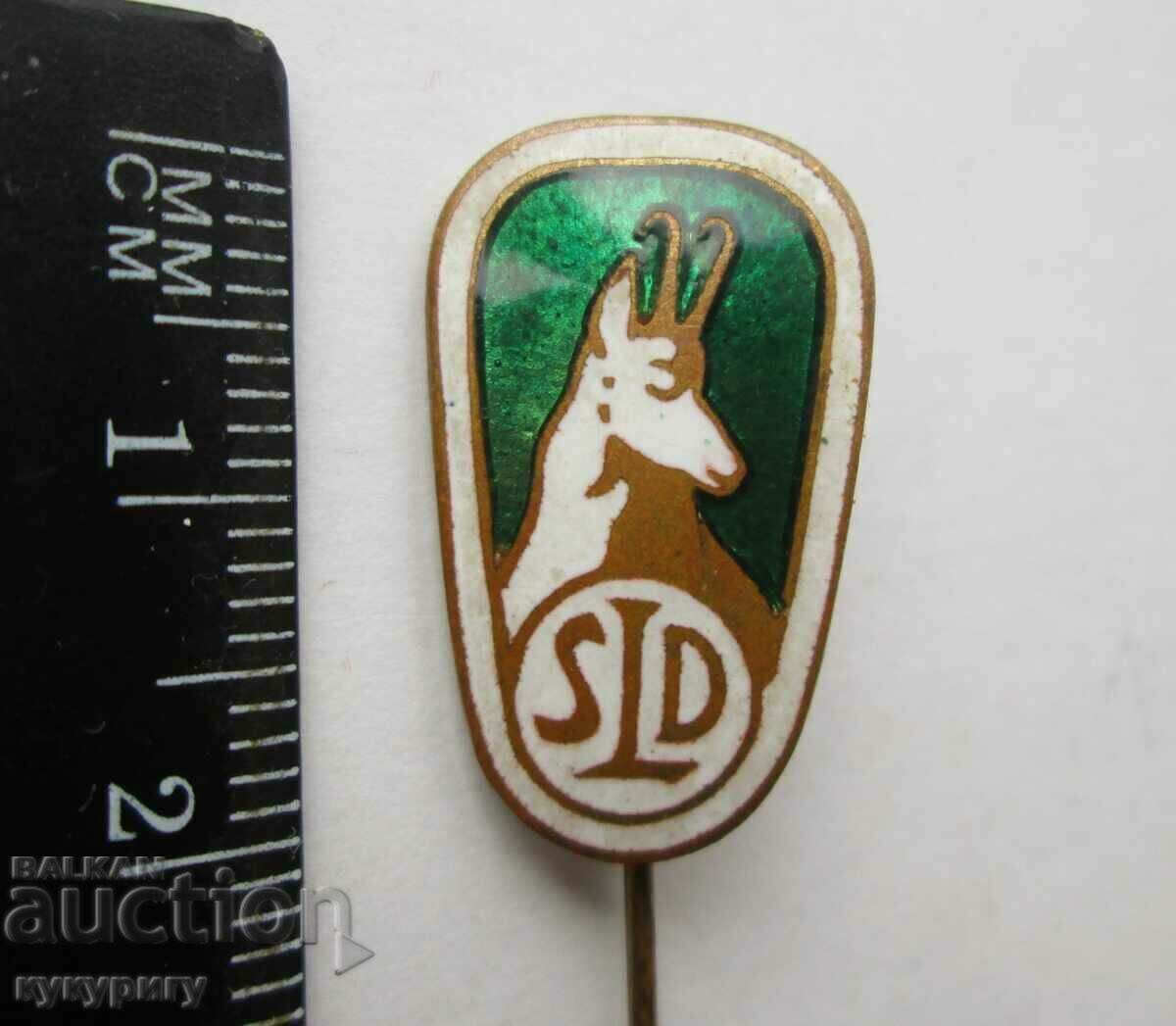 Licitație Vechi insignă de vânătoare de vânătoare insignă email Licitație Vechi insignă de vânătoare de vânătoare insignă email