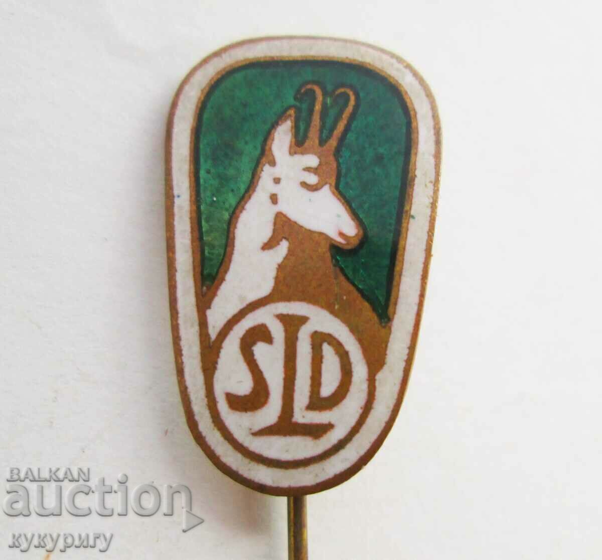 Old hunting hunting badge badge enamel