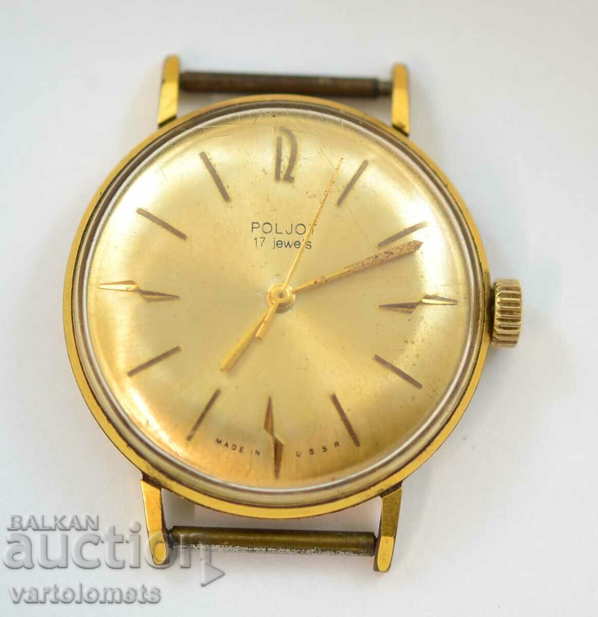 POLJOT FLIGHT men's watch with gold plating 20 Mk - works