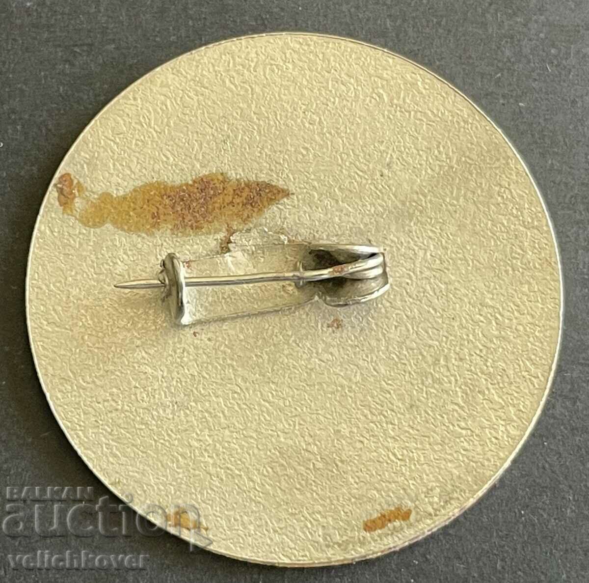 Auction  39260 USSR badge with the image of Mikhail Gorbachev 80s.