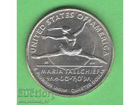 (¯`'•.¸ 25 cents 2023 P USA (Maria Tallchief) UNC-