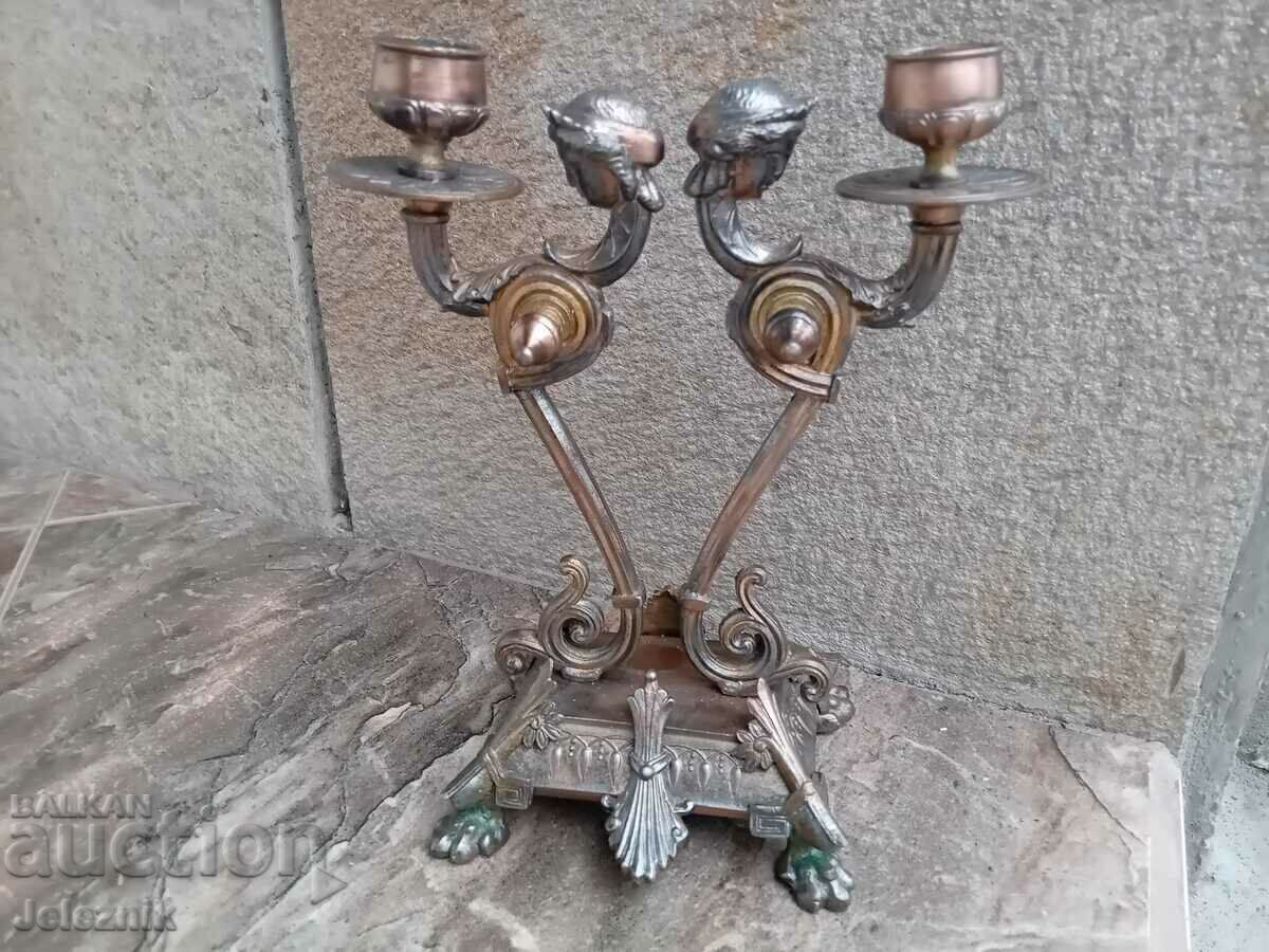 Σπάνιο Κηροπήγιο, στυλ "Αιγυπτιακή Αναβίωση", Γαλλία 19ος αιώνας. - 7 Σπάνιο Κηροπήγιο, στυλ "Αιγυπτιακή Αναβίωση", Γαλλία 19ος αιώνας. - 7