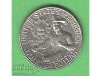 (¯`'•.¸ 25 cents 1976 D USA ¸.•'´¯)