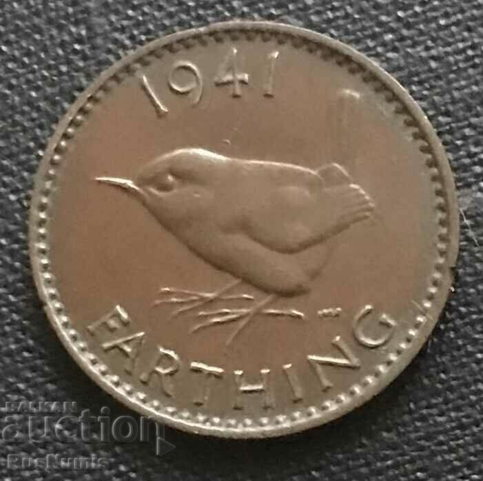 Great Britain. 1 farthing 1941