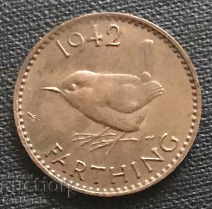 Great Britain. 1 farthing 1942