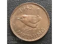 Great Britain. 1 farthing 1942