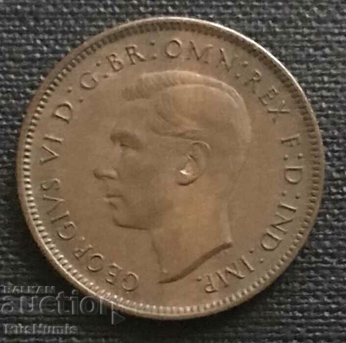 Great Britain. 1 farthing 1946 with price 1.40 BGN | € 0.72