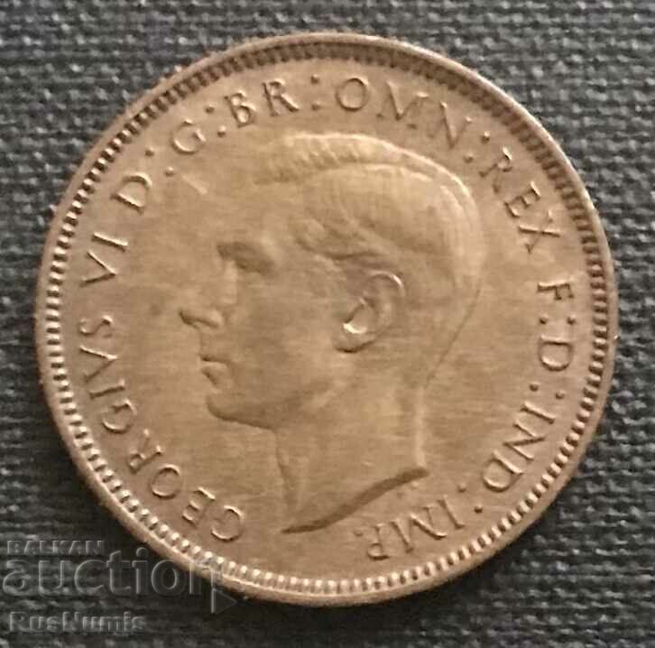 Great Britain. 1 farthing 1947 with price 1.40 BGN | € 0.72
