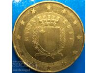 20 euro cents 2008 Malta brass