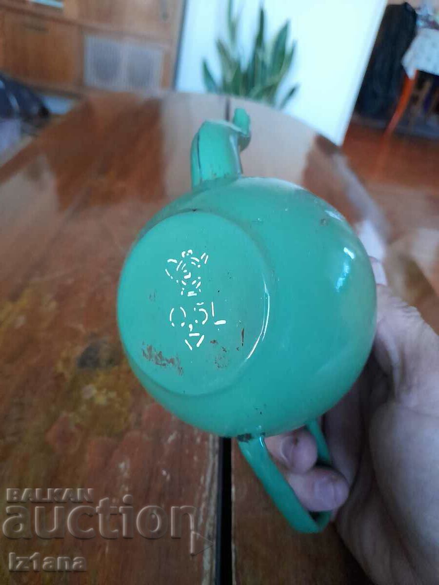 Old enamel teapot - 6 Old enamel teapot - 6