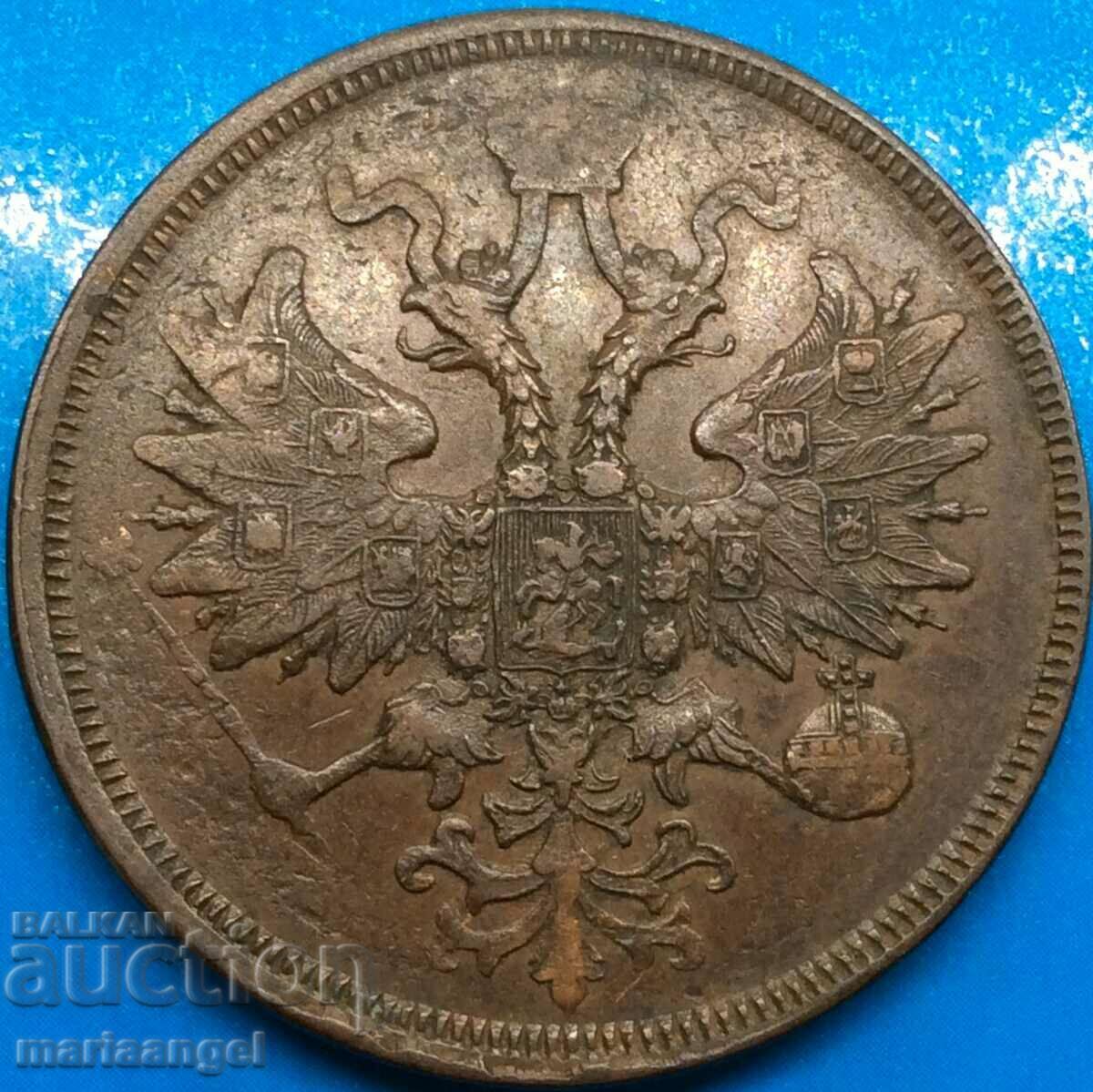 5 copeici 1859 Rusia 24,78g bronz