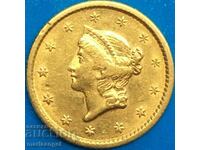 US $1 1853 Liberty Gold - RARE