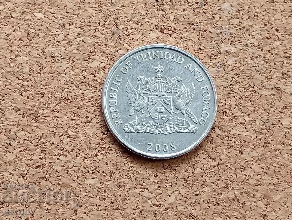 Τρινιντάντ και Τομπάγκο, 25 σεντς 2008 με τιμή € 0.90 | 1.76 BGN