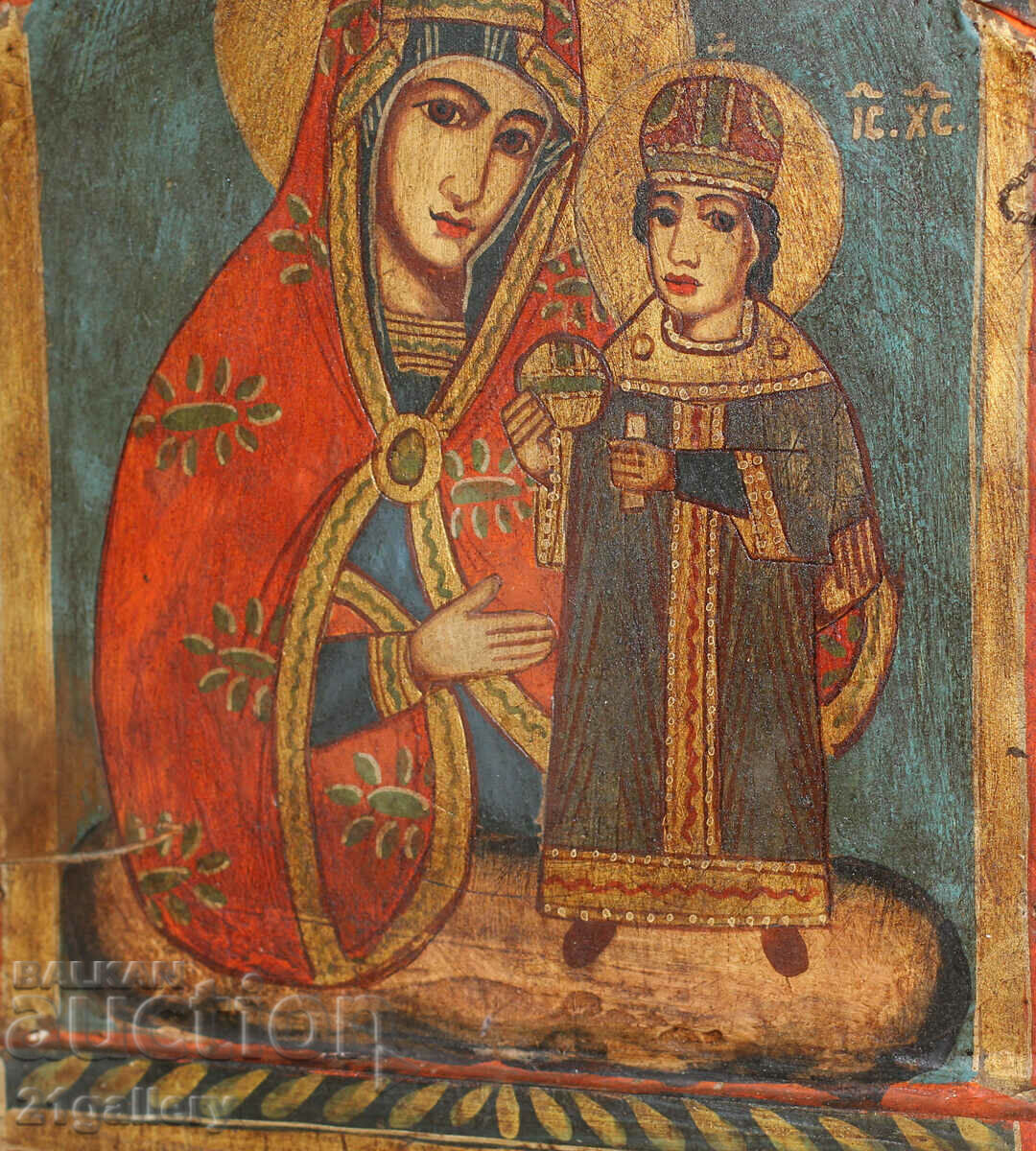 Hand-painted icon triptych Holy Virgin and Child - 6 Hand-painted icon triptych Holy Virgin and Child - 6