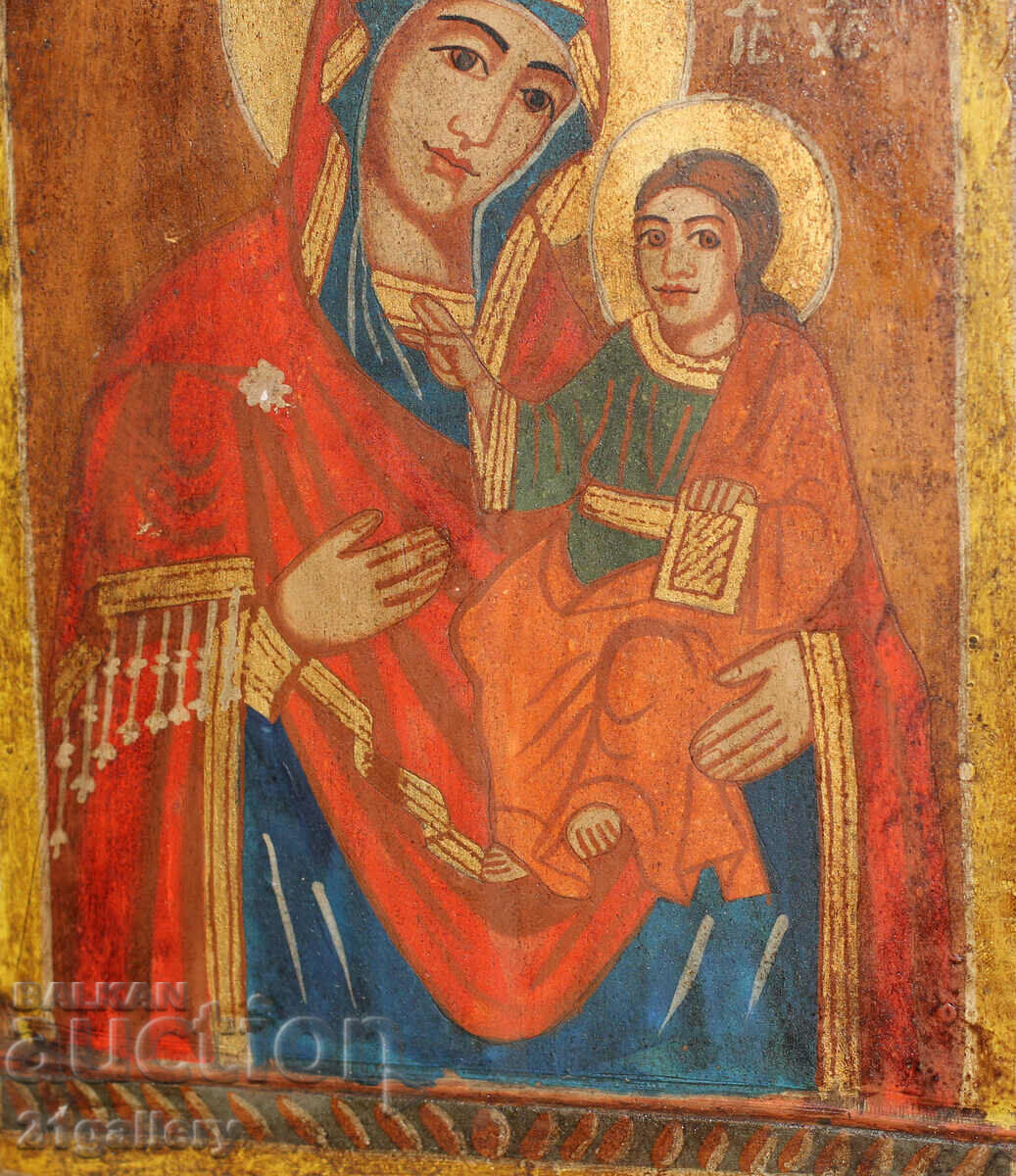Hand-painted icon triptych Holy Virgin and Child - 5 Hand-painted icon triptych Holy Virgin and Child - 5