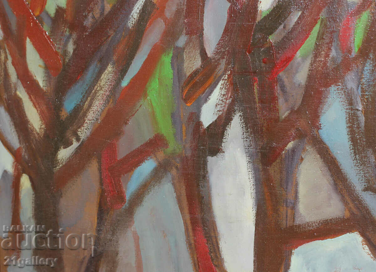 Oil painting landscape unsigned - 5 Oil painting landscape unsigned - 5