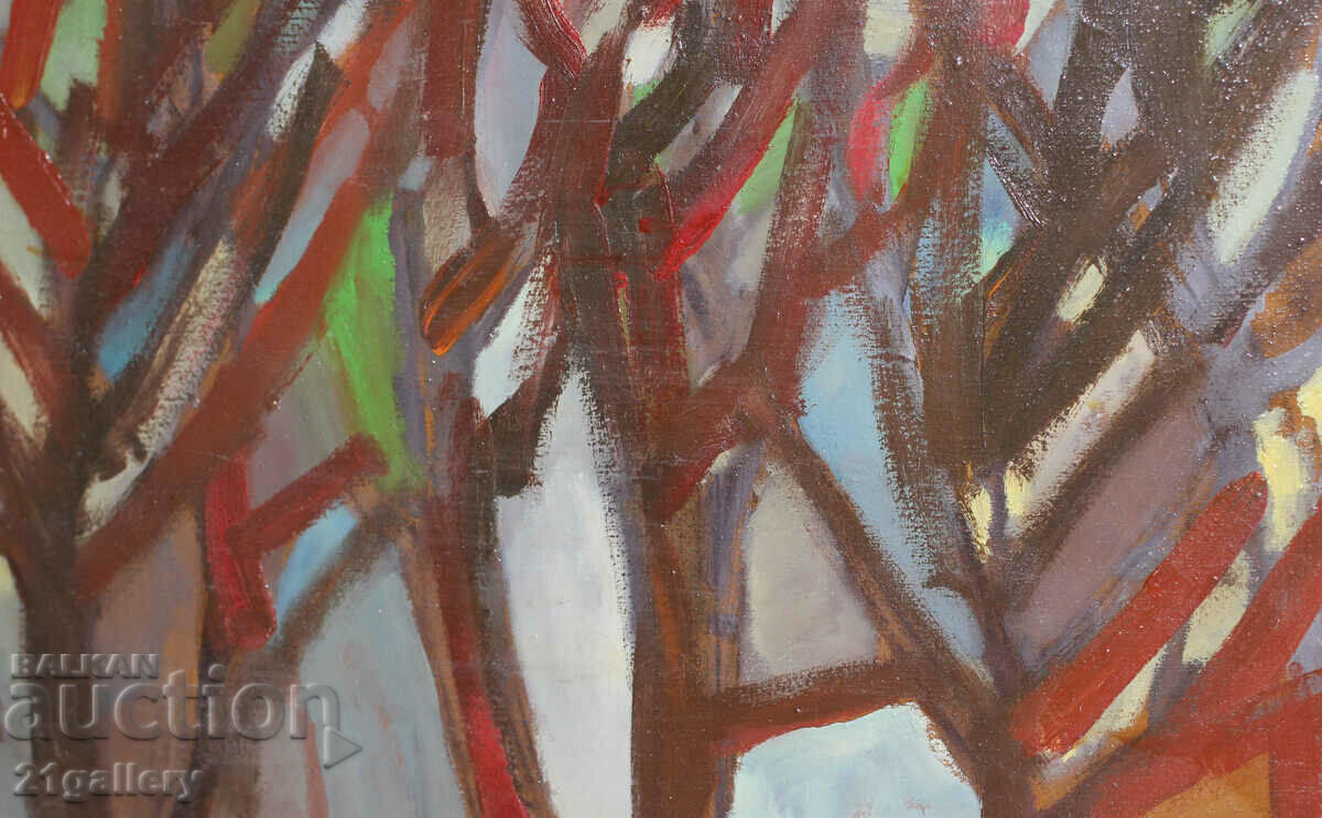 Oil painting landscape unsigned - 7 Oil painting landscape unsigned - 7