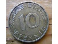 10 pfennig 1991 - Germany