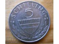 5 șilingi 1997 - Austria