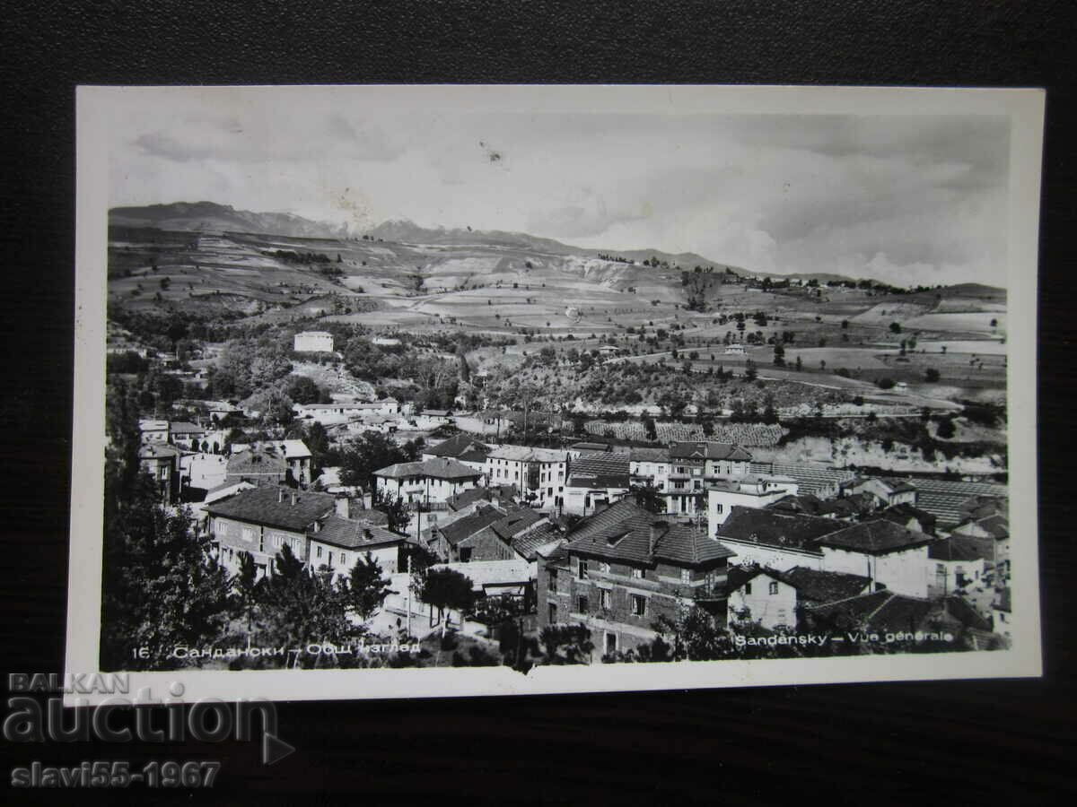 Auction  POSTCARD SANDAN OVERVIEW 1963. !!!