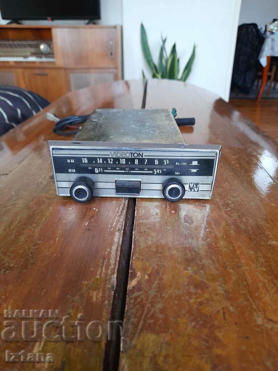 Old radio, Videoton car radio