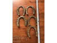 HORSESHOES HORSESHOES FOR LUCK DONKEY HORSE NALCHE-5 PCS