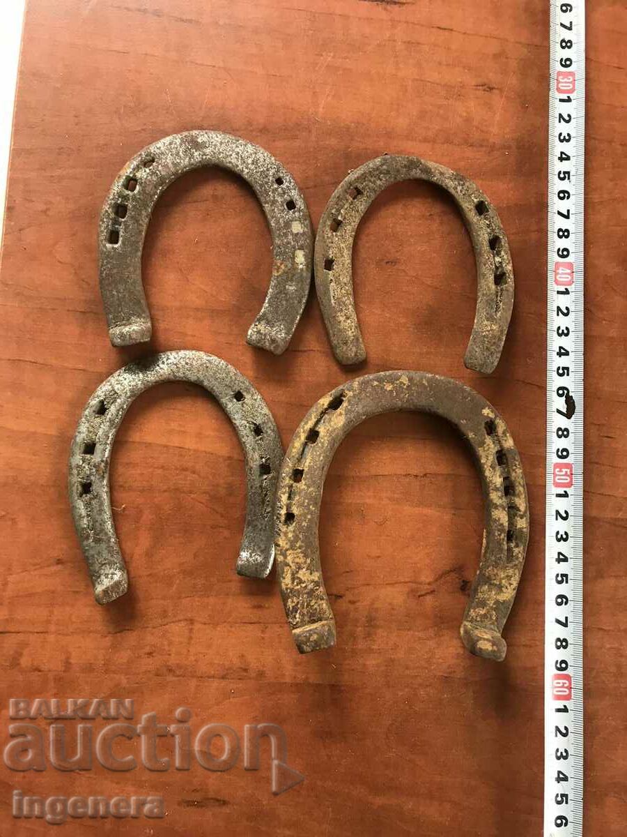 HORSESHOES HORSESHOES FOR LUCK DONKEY HORSE NALCHE-4 PCS.