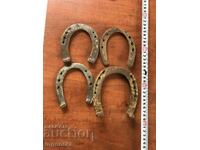 HORSESHOES HORSESHOES FOR LUCK DONKEY HORSE NALCHE-4 PCS.