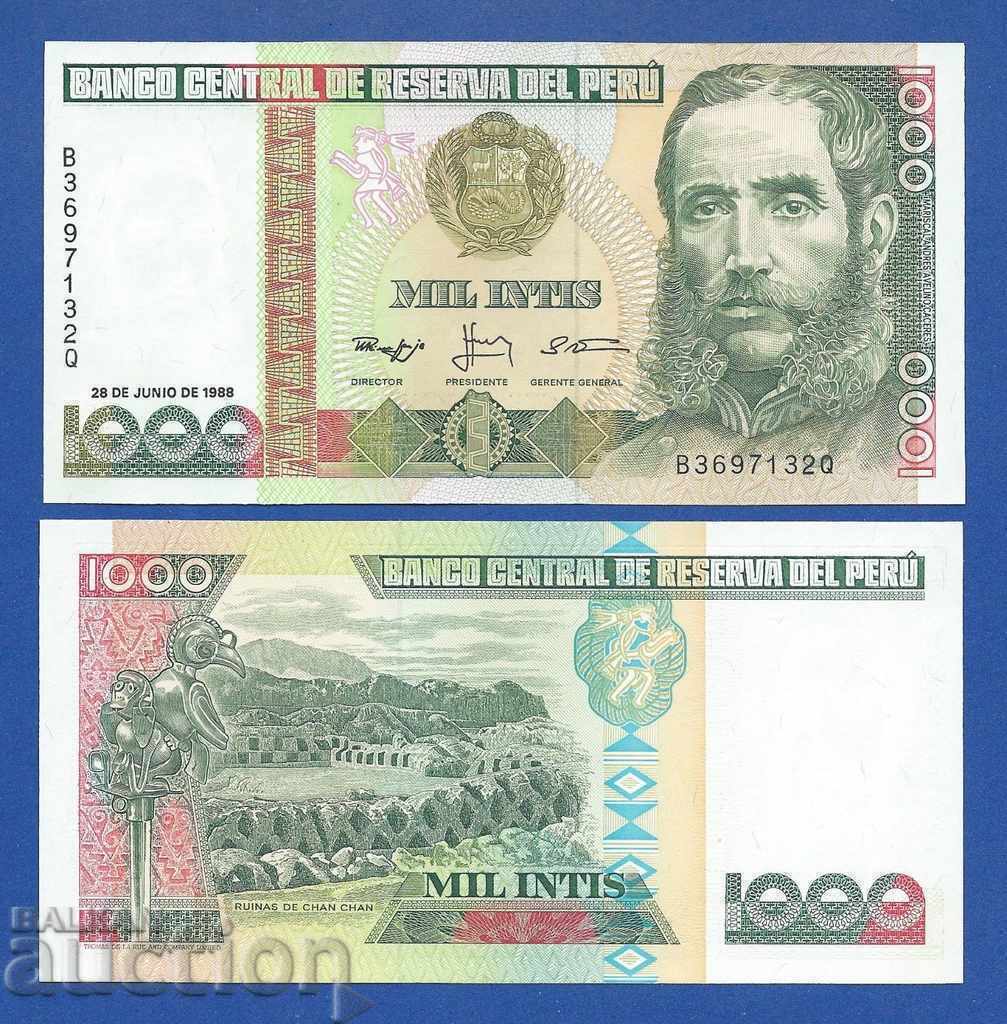 Περού, 1000 Inti, 1988, UNC