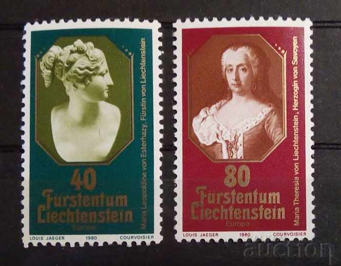 Liechtenstein 1980 Europa CEPT Personalități MNH