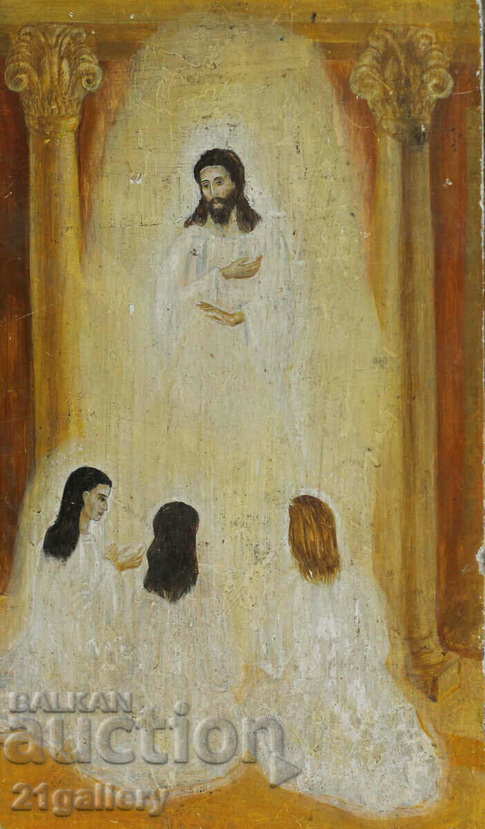 Παλιά ελαιογραφία θρησκευτικό θέμα με τιμή 280.00 BGN | € 143.16