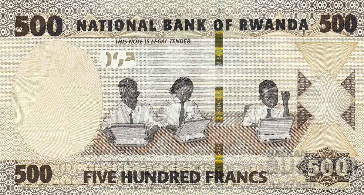 Auction  ❤️ ⭐ Rwanda 2019 500 francs UNC new ⭐ ❤️