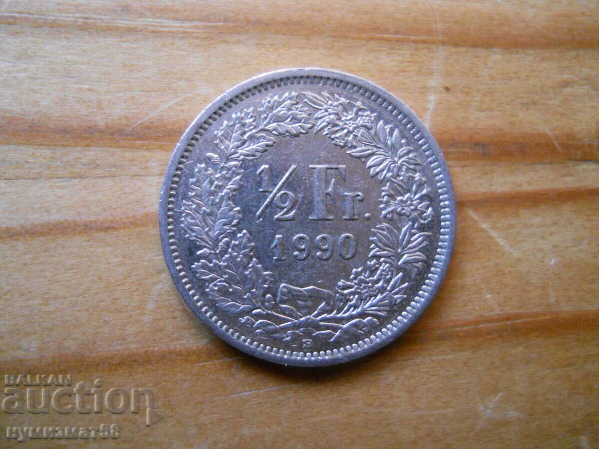 1/2 franc 1990 - Elveția