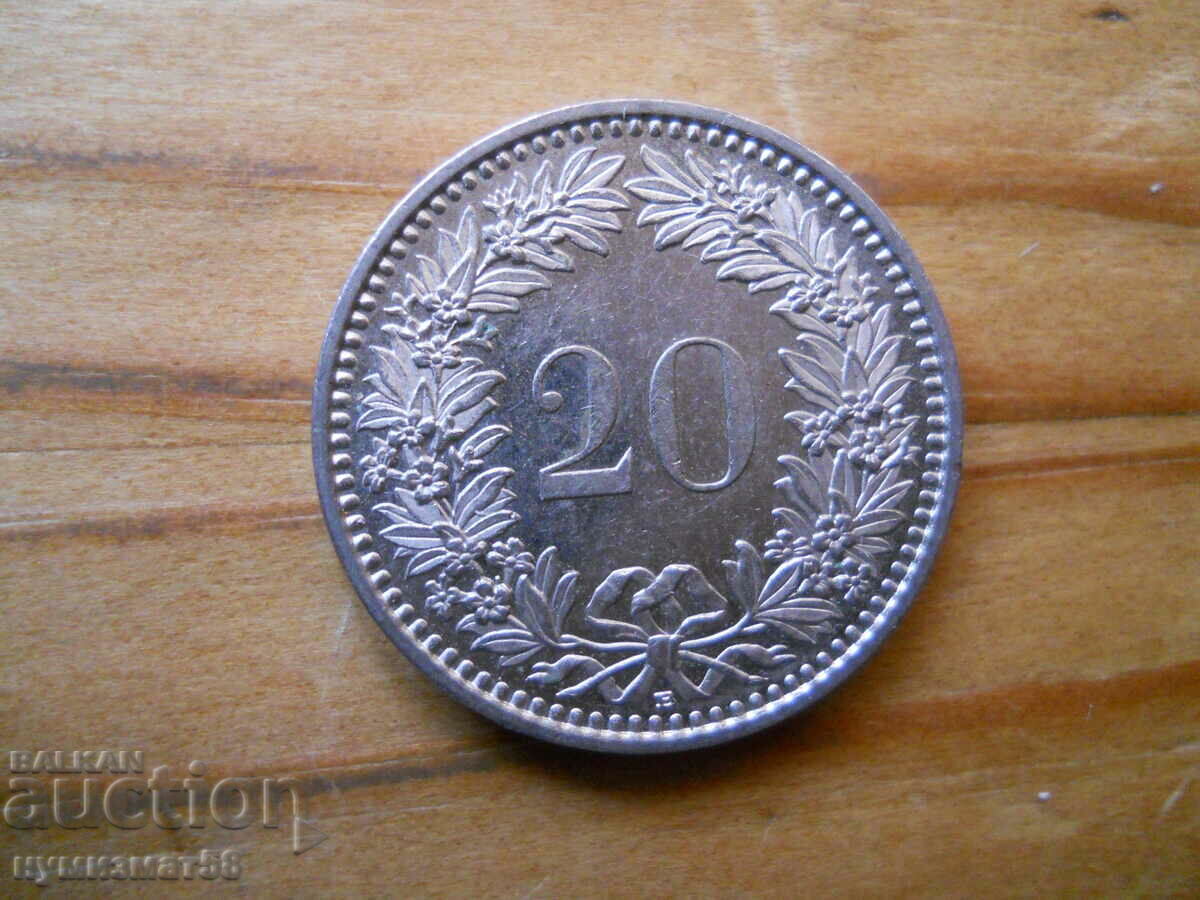 20 centimes (rape) 2012 - Switzerland