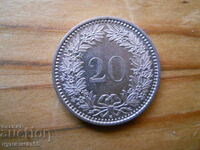 20 centimes (rape) 2012 - Switzerland