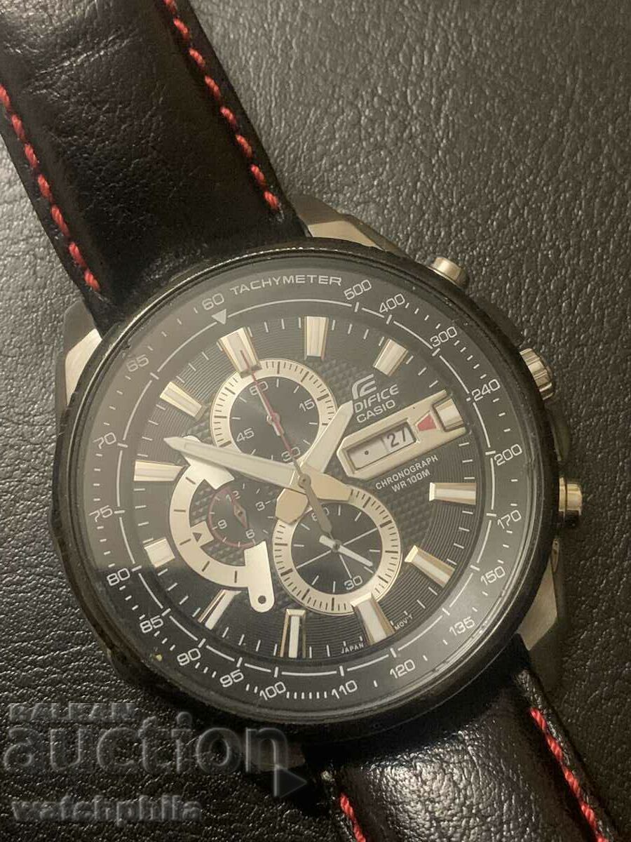 Ανδρικό ρολόι Casio Edifice Chronograph, εξαιρετικό. Λειτουργεί