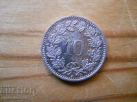 10 centimes (rape) 1996 - Switzerland