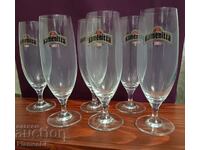 Glass beer glasses "Kamenitsa"