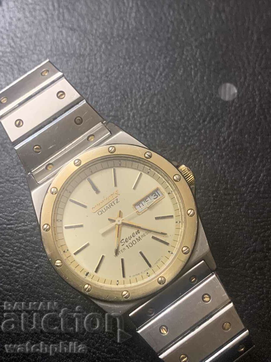 Ceas de bărbați Citizen Seven Quartz. Un model rar