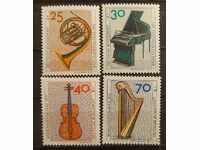 Germania 1973 Muzică/Instrumente MNH