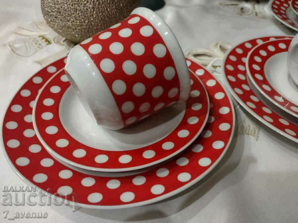 SERVICE tea/coffee, porcelain, German Demokratische Republik with price 199.00 BGN | € 101.75
