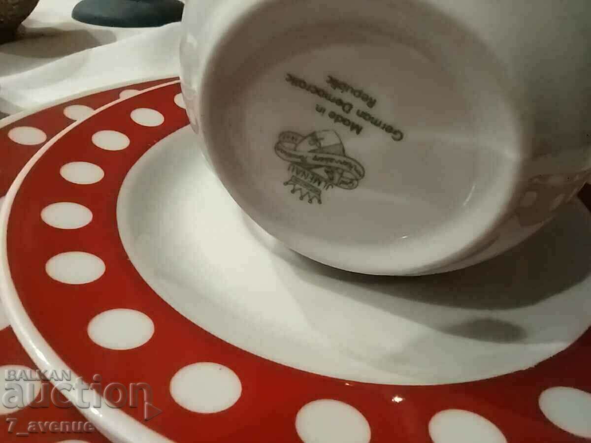 Auction  SERVICE tea/coffee, porcelain, German Demokratische Republik