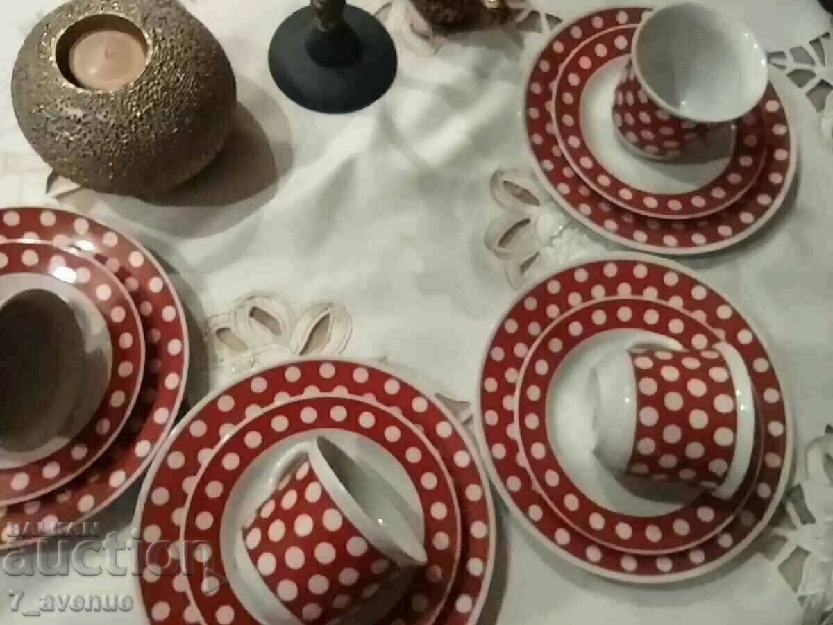 SERVICE tea/coffee, porcelain, German Demokratische Republik - 5