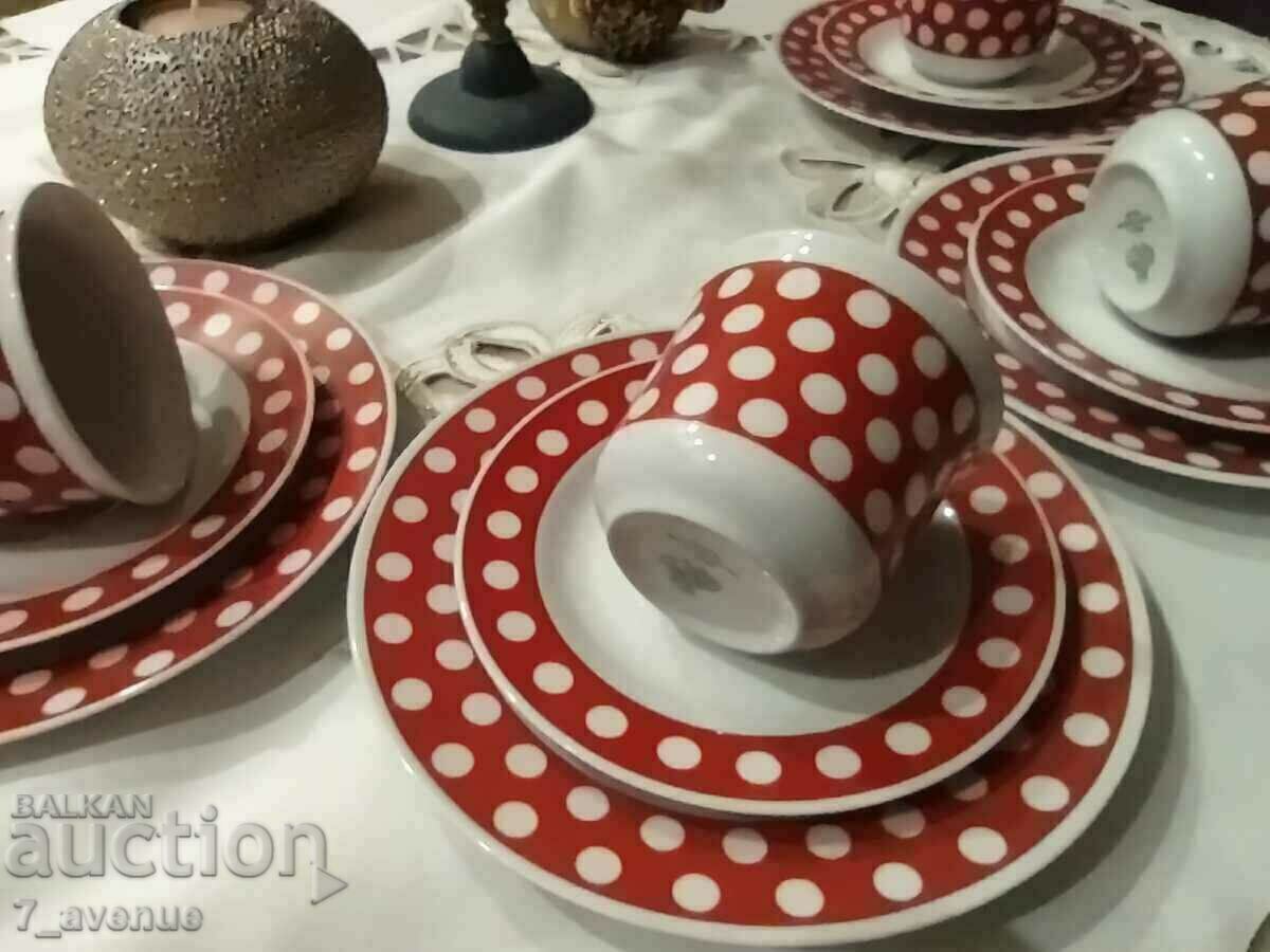 SERVICE tea/coffee, porcelain, German Demokratische Republik - 7