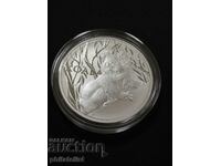 Австралия 2024 - 1 долар – RAM Коала , 1 OZ Сребърна монета