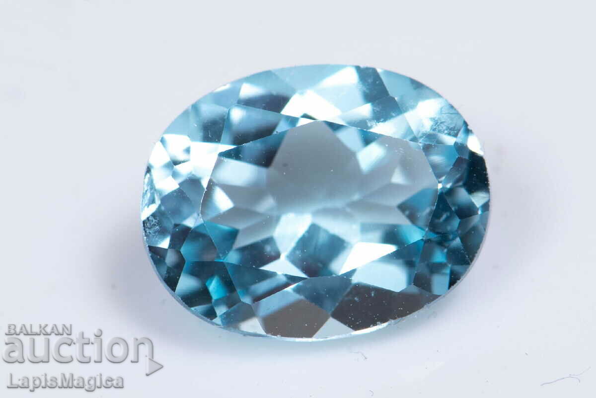 Blue Topaz 2.85ct 10x8mm Oval Cut #5