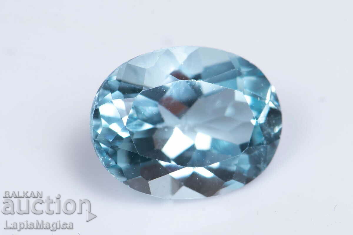 Blue Topaz 3.08ct 10x8mm Oval Cut #10