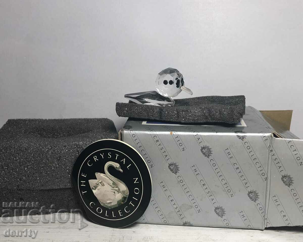 crystal glass duck, crystal collection