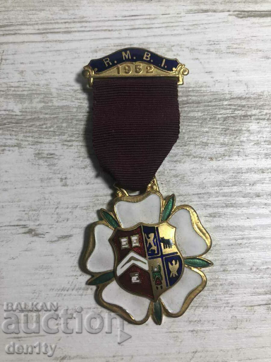 Delivery of enamel masonic medal, Spencer London Delivery of enamel masonic medal, Spencer London