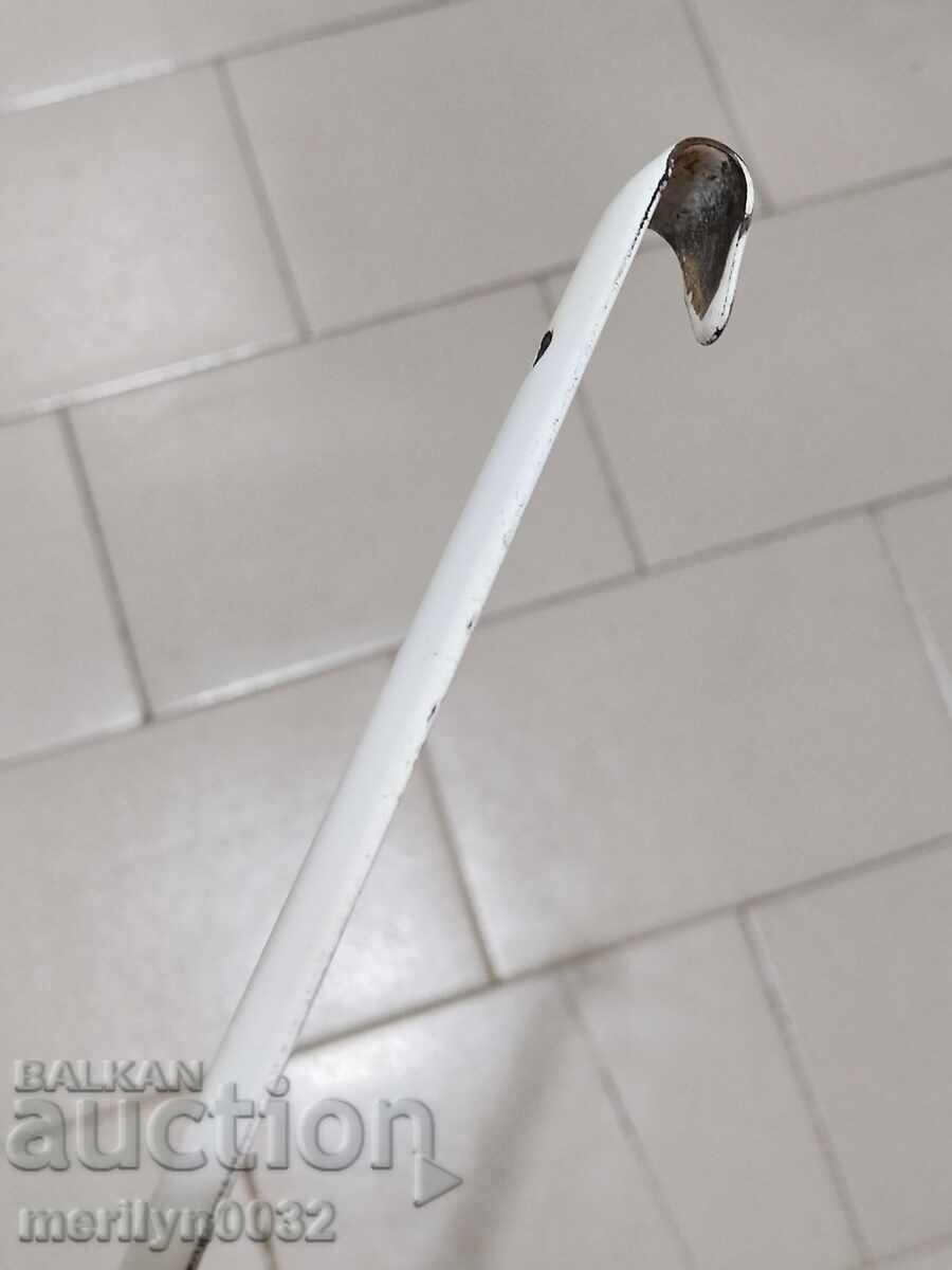 Old enamel ladle, enamel spoon, early soc, NRB - 7 Old enamel ladle, enamel spoon, early soc, NRB - 7